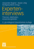 Bogner / Littig / Menz |  Experteninterviews | Buch |  Sack Fachmedien
