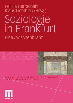 Herrschaft / Lichtblau | Soziologie in Frankfurt | Buch | 978-3-531-16399-4 | www.sack.de