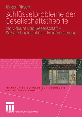 Ritsert |  Schlüsselprobleme der Gesellschaftstheorie | Buch |  Sack Fachmedien