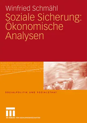 Schmähl |  Soziale Sicherung: Ökonomische Analysen | Buch |  Sack Fachmedien