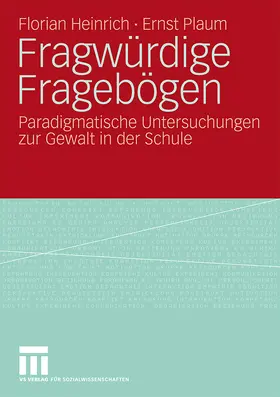 Plaum / Heinrich |  Fragwürdige Fragebögen | Buch |  Sack Fachmedien