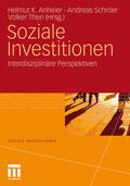Anheier / Schröer / Then |  Soziale Investitionen | Buch |  Sack Fachmedien