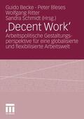 Becke / Schmidt / Bleses |  ,Decent Work¿ | Buch |  Sack Fachmedien