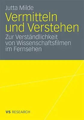 Milde |  Vermitteln und Verstehen | Buch |  Sack Fachmedien