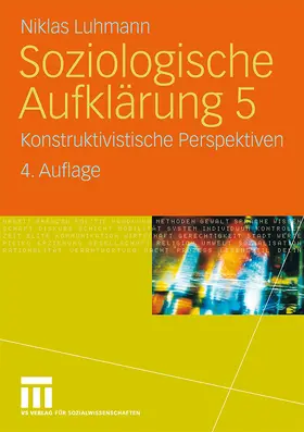 Luhmann | Soziologische Aufklärung 5 | Buch | 978-3-531-16640-7 | www.sack.de