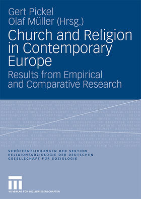 Pickel / Müller |  Church and Religion in Contemporary Europe | Buch |  Sack Fachmedien