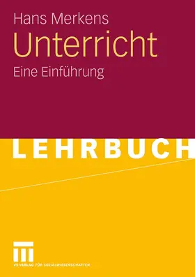 Merkens | Unterricht | Buch | 978-3-531-17089-3 | www.sack.de