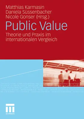 Karmasin / Süssenbacher / Gonser | Public Value | Buch | 978-3-531-17151-7 | www.sack.de