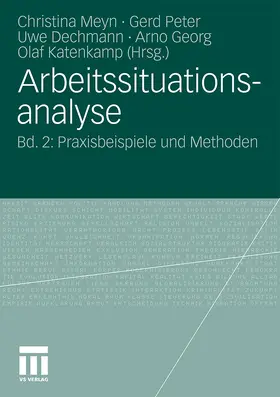 Meyn / Peter / Dechmann |  Arbeitssituationsanalyse | Buch |  Sack Fachmedien
