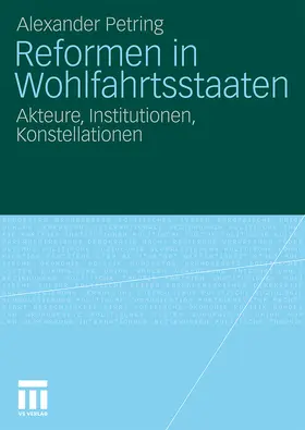 Petring |  Reformen in Wohlfahrtsstaaten | Buch |  Sack Fachmedien