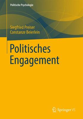 Preiser / Beierlein | Politisches Engagement | Buch | 978-3-531-17365-8 | sack.de