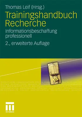Leif |  Trainingshandbuch Recherche | Buch |  Sack Fachmedien