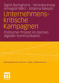 Baringhorst / Kneip / März |  Baringhorst, S: Unternehmenskritische Kampagnen | Buch |  Sack Fachmedien