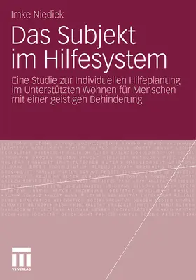 Niediek |  Das Subjekt im Hilfesystem | Buch |  Sack Fachmedien