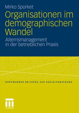 Sporket |  Organisationen im demographischen Wandel | Buch |  Sack Fachmedien