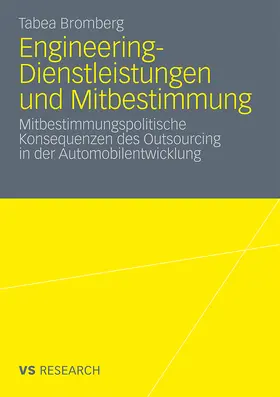 Bromberg |  Engineering-Dienstleistungen und Mitbestimmung | Buch |  Sack Fachmedien