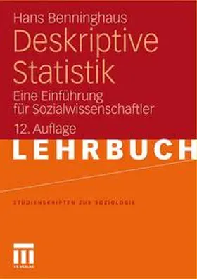 Benninghaus |  Deskriptive Statistik | Buch |  Sack Fachmedien