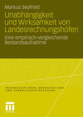 Seyfried |  Seyfried, M: Unabhängigkeit und Wirksamkeit von Landesrechnu | Buch |  Sack Fachmedien