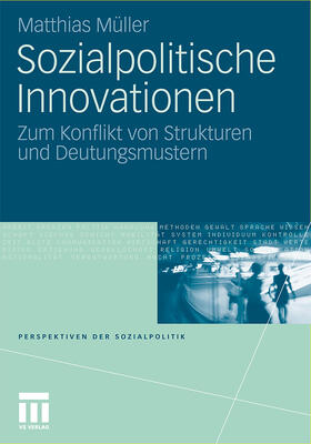 Müller | Müller, M: Sozialpolitische Innovationen | Buch | 978-3-531-17977-3 | sack.de