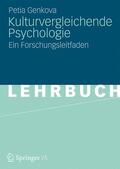 Genkova |  Kulturvergleichende Psychologie | Buch |  Sack Fachmedien