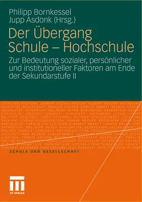 Bornkessel / Asdonk |  Der Übergang Schule - Hochschule | Buch |  Sack Fachmedien