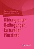 Geimer / Rosenberg |  Bildung unter Bedingungen kultureller Pluralität | Buch |  Sack Fachmedien