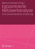 Gamper / Herz |  Egozentrierte Netzwerkanalyse | Buch |  Sack Fachmedien
