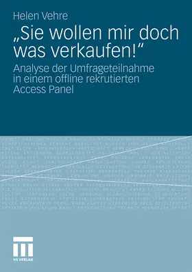 Vehre |  "Sie wollen mir doch was verkaufen!" | Buch |  Sack Fachmedien