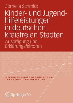 Schmidt | Kinder- und Jugendhilfeleistungen in deutschen kreisfreien Städten | Buch | 978-3-531-18594-1 | sack.de