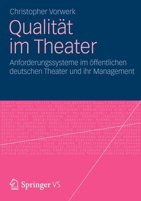 Vorwerk | Qualität im Theater | Buch | 978-3-531-18656-6 | sack.de