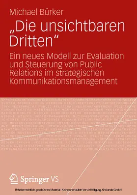Bürker | „Die unsichtbaren Dritten“ | E-Book | www.sack.de