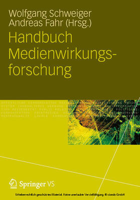 Schweiger / Fahr | Handbuch Medienwirkungsforschung | E-Book | sack.de