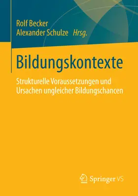 Becker / Schulze |  Bildungskontexte | eBook | Sack Fachmedien