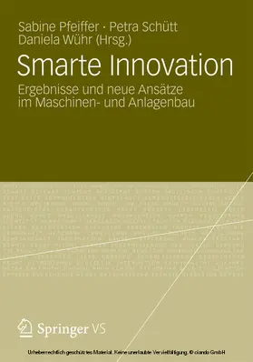 Pfeiffer / Schütt / Wühr |  Smarte Innovation | eBook | Sack Fachmedien