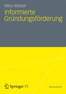 Weber | Informierte Gründungsförderung | E-Book | www.sack.de