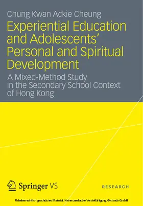Cheung / Chung | Experiential Education and Adolescents’ Personal and Spiritual Development | E-Book | www.sack.de