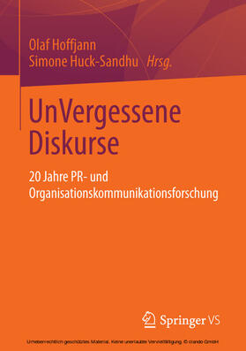 Hoffjann / Huck-Sandhu | UnVergessene Diskurse | E-Book | sack.de