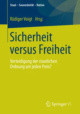 Voigt |  Sicherheit versus Freiheit | eBook | Sack Fachmedien