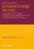 Esakova |  Esakova, N: European Energy Security | Buch |  Sack Fachmedien