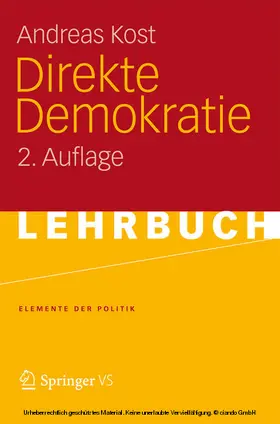 Kost |  Direkte Demokratie | eBook | Sack Fachmedien