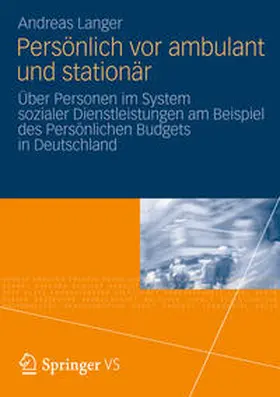 Langer |  Persönlich vor ambulant und stationär | Buch |  Sack Fachmedien