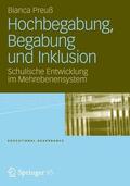 Preuß |  Preuß, B: Hochbegabung, Begabung und Inklusion | Buch |  Sack Fachmedien