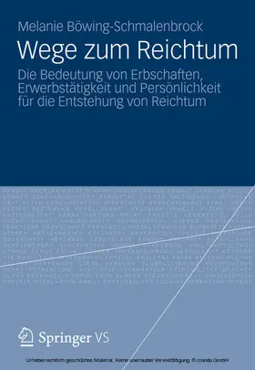 Böwing-Schmalenbrock | Wege zum Reichtum | E-Book | www.sack.de