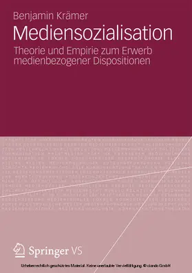 Krämer | Mediensozialisation | E-Book | www.sack.de