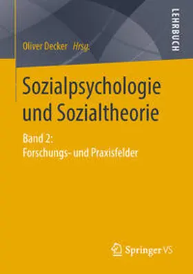 Decker | Sozialpsychologie und Sozialtheorie | E-Book | www.sack.de