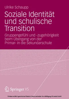 Schaupp |  Soziale Identität und schulische Transition | eBook | Sack Fachmedien