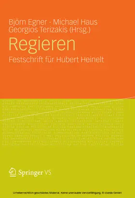 Egner / Haus / Terizakis | Regieren | E-Book | www.sack.de