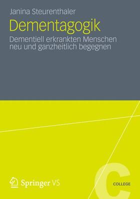 Steurenthaler |  Dementagogik | Buch |  Sack Fachmedien