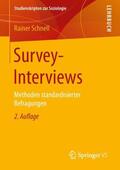 Schnell |  Survey-Interviews | Buch |  Sack Fachmedien