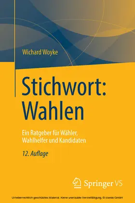 Woyke | Stichwort: Wahlen | E-Book | www.sack.de